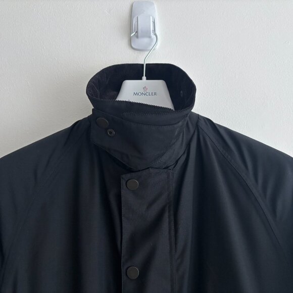 $850 Jaeger Black Wool Hunting Field Jacket -Medium / Large (Barbour) Italy - Picture 10 of 16